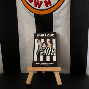 Bob Moncur Frank Clark Fairs Cup MAGPIN Badge