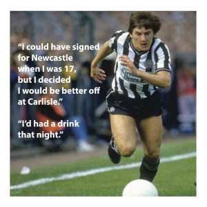 Peter Beardsley Carlisle Quote Card