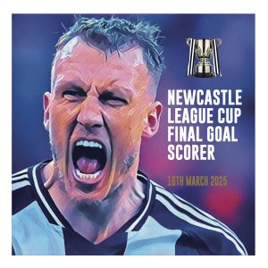 Newcastle United League Cup Winners 2025 Dan Burn Goalscorer Card