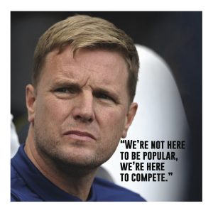 Eddie Howe Here To Compete Card