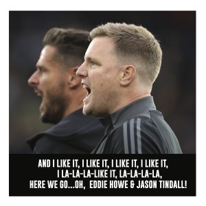 Eddie Howe and Jason Tindall Card