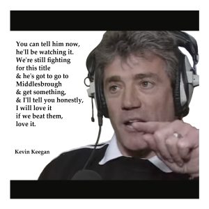 Kevin Keegan Love It Quote Card