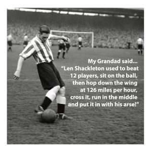 Len Shackleton Card