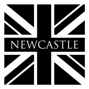 Newcastle Black & White Union Jack Card