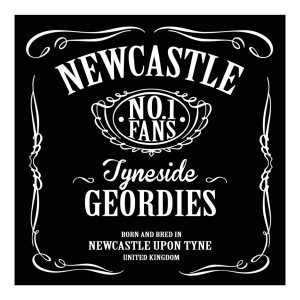 Newcastle No1 Fans Tyneside Geordies Card