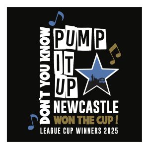 Newcastle United League Cup Winners 2025 Pump It Up Card