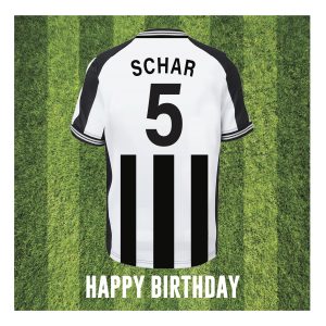 Newcastle Shirt Fabian Schar 5 Birthday Card