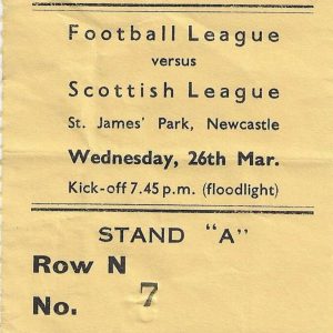 Football Collectables - MATCH TICKETS