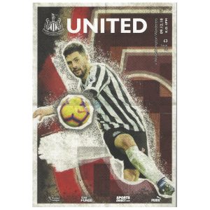 NUFC Home Programmes Season 2018/19